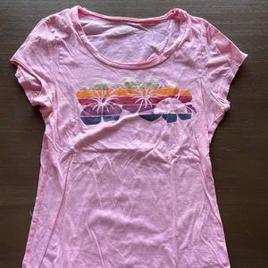 Y2K Hawaiian Flower Short Sleeve Tee